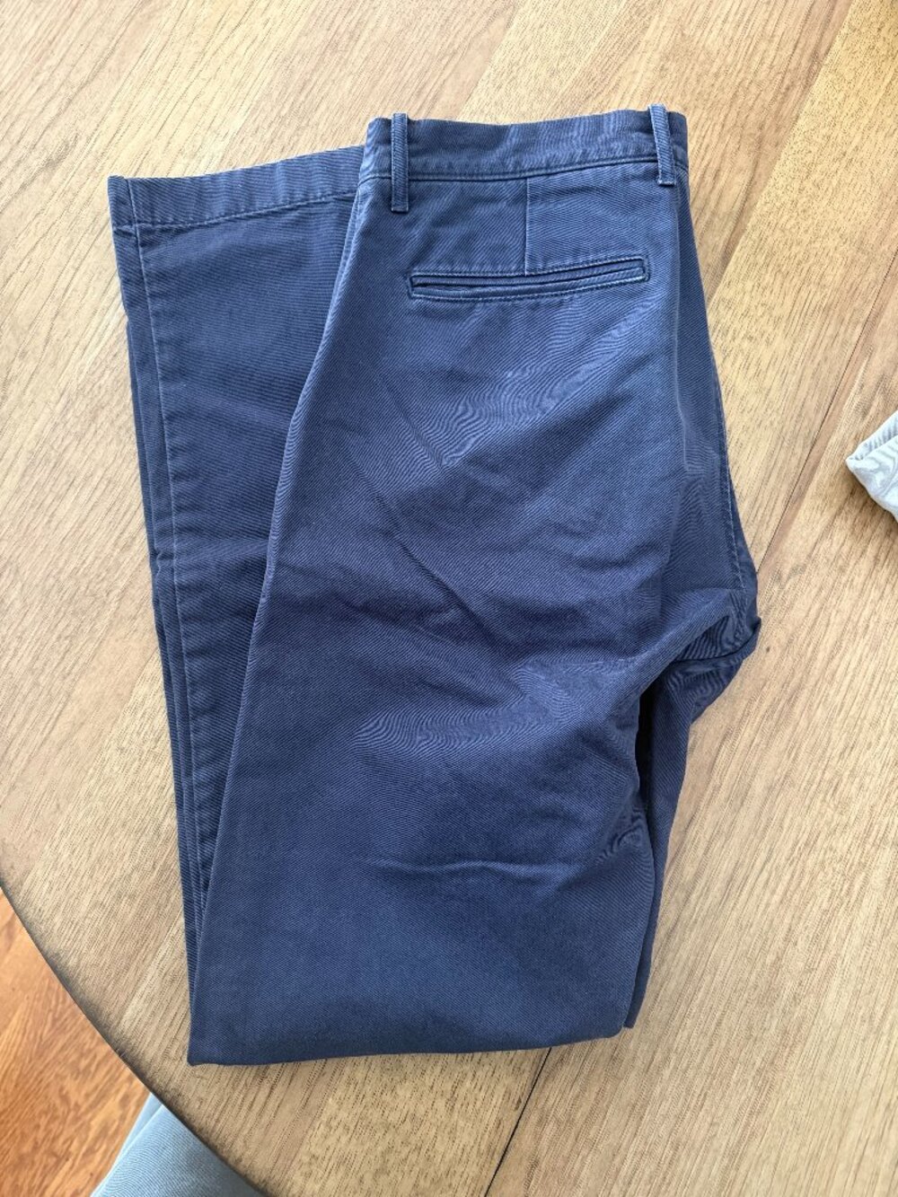 J. Crew 484 Broken In Chinos Navy W32 L34 100% Cotton
